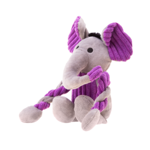 Pluszowy słoń z piszczałką dla psa Fluffy Ella – 33 cm